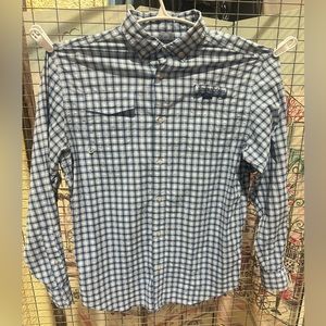 Vineyard Vines Harbor Shirt blue check men’s medium
